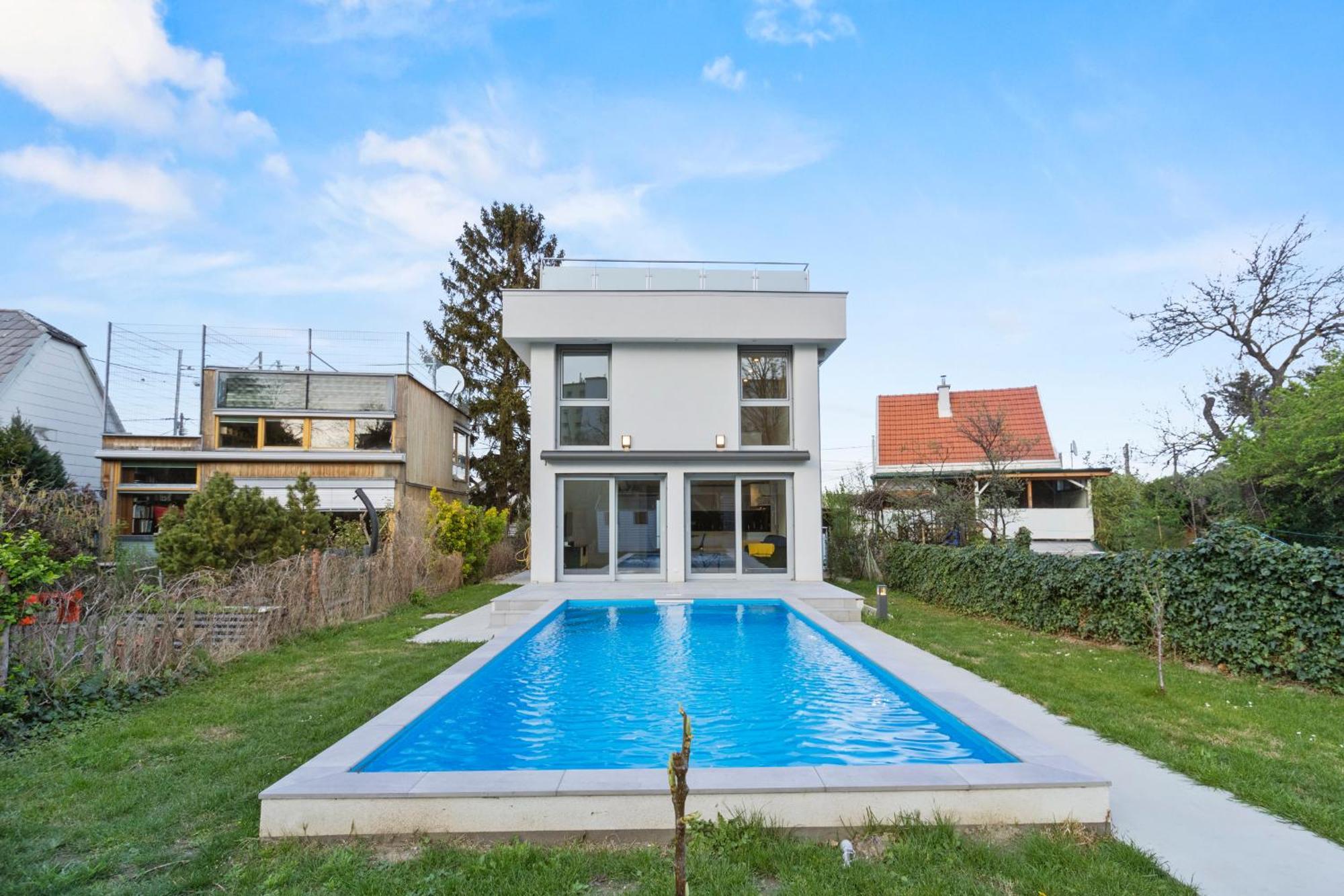 Villa Jaeger Mit Pool In Wien Exteriér fotografie